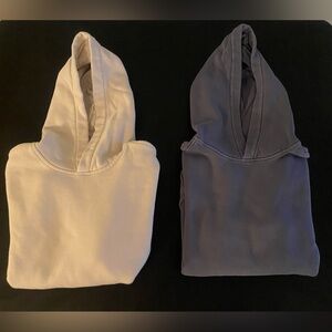 🤍 Pair of Wonder Nation Cream & Blue Hoodie Youth Large 10/12 🤍